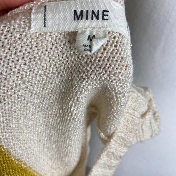 Mine Color Block Tie Back Sweater  Tank Top Sz M - Picture 7 of 8